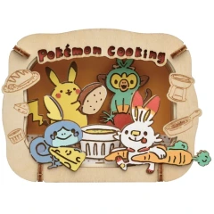 Pokemon - Paper Theater (Wood Style) - Pokemon Cooking