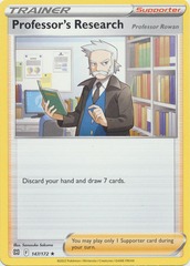 Professor's Research - 147/172 - Holo Rare - Reverse Holo