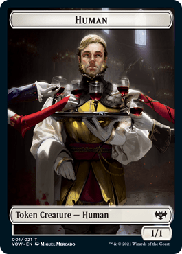 Human Token - 001 - Foil