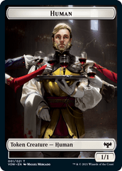Human Token - 001 - Foil