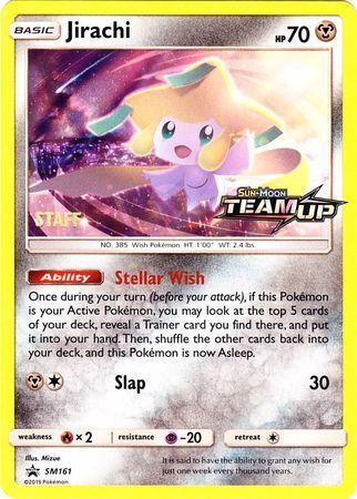 Jirachi - SM161 - Staff Pre-Release Promo