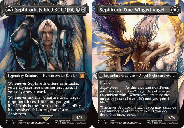 Sephiroth, Fabled SOLDIER (0317) - Foil - Borderless