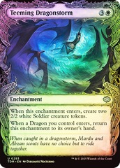 Teeming Dragonstorm - Foil - Showcase