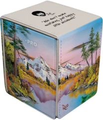 Ultra-pro Alcove Flip Deck Box - Bob Ross Mighty Mountain Lake