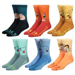 Pokémon - Generation 1 Pokédex 5 Pack Crew Socks