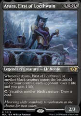 Ayara, First of Locthwain - Foil Etched - Foil
