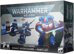 Space Marines Intercessors + Paint Set