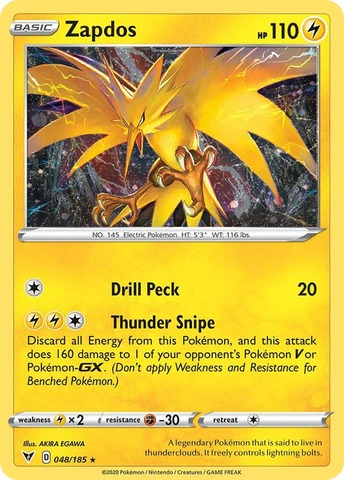 Zapdos - 048/185 - Cosmos