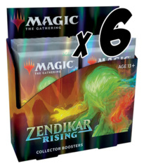Zendikar Rising Collector Booster Display Case (6x Displays)
