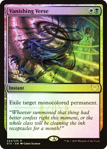 Vanishing Verse - Prerelease Foil