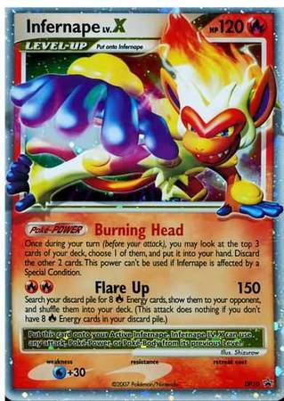 Infernape LV.X - DP10 - Ultra Rare