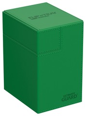 ULTIMATE GUARD - FLIP'N'TRAY -XENOSKIN DECK CASE (133+) - MONO GREEN