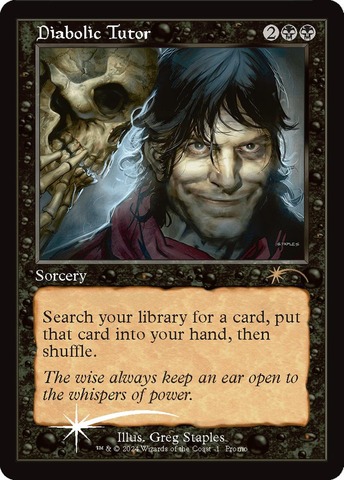 Diabolic Tutor - Open House Foil