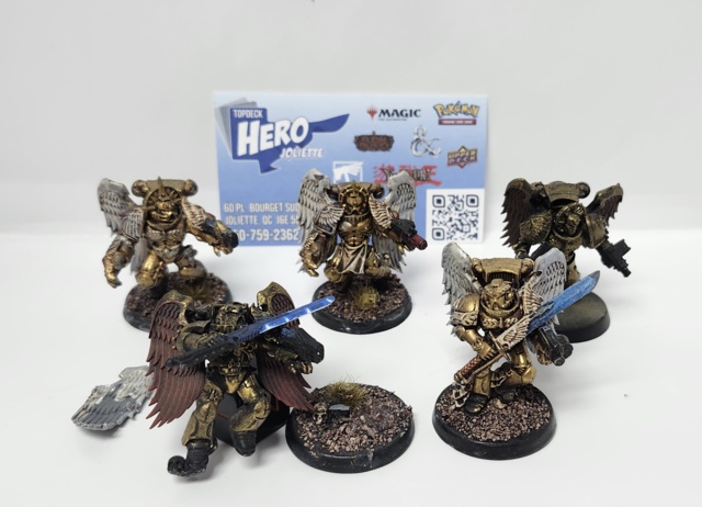Blood Angels : Sanguinary Guard (Broken) - Used - Painted