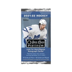 UD O-PEE-CHEE PLATINUM HOCKEY 21/22 - BOOSTER PACK