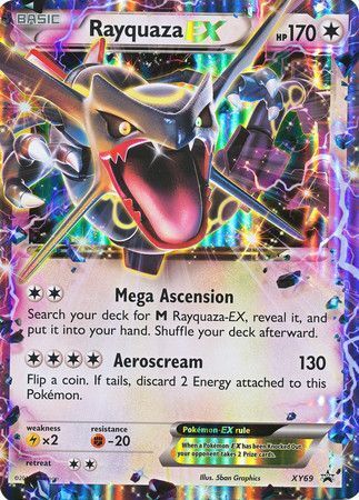 Rayquaza EX - XY69 - Oversized Promo
