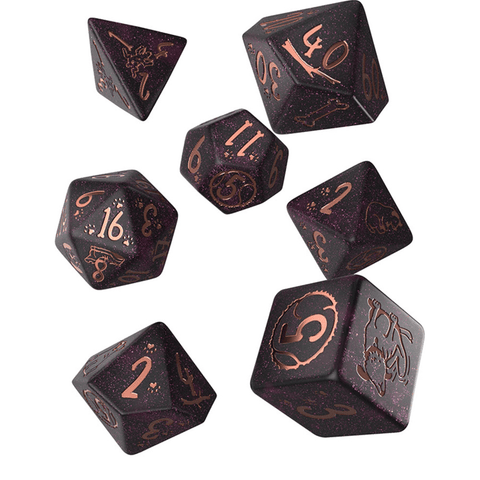 Brown Dogs Dice Set Luna