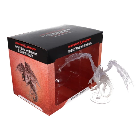 DND UNPAINTED MINIS RED GHOST DRAGON