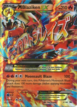 M Blaziken EX - XY86 - Ultra Rare Promo