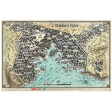 D&D Baldurs Gate Map Set