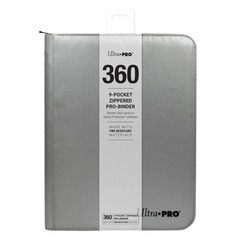 Ultra Pro 9-Pocket Zippered PRO-Binder - Silver