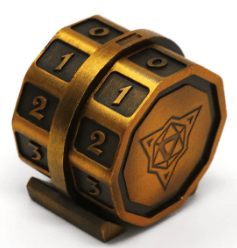 Metal Life Counter - Battleworn Gold