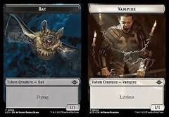 Bat Token (0006) // Vampire Token (0004) - Foil