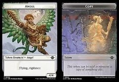 Angel Token (0002) // Copy Token (0001) - Foil