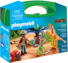 Playmobil - Dino Explorer Carry Case (18 pcs)