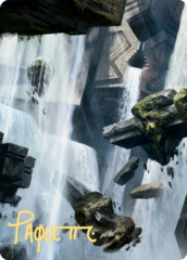 Island 1 Art Card - No Signature (10/81)