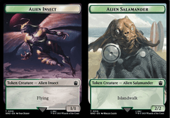 Alien Salamander // Alien Insect Double-Sided Token