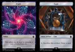 Copy // Clue (0023) Double-Sided Token - Foil