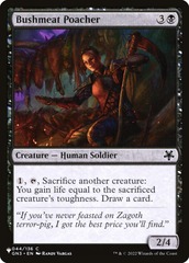 Bushmeat Poacher (GN3)