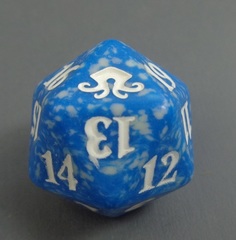 MTG Spin Down Life Counter D20 Dice Eldritch Moon - Blue