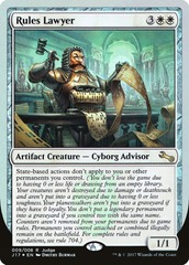 Rules Lawyer - Foil DCI Judge Promo