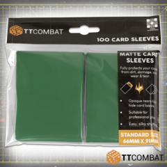 TTCombat 100 Standard Gaming Sleeves (Green)