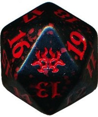 MTG Spin Down Life Counter D20 Rakdos
