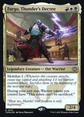 Zurgo, Thunder's Decree - Foil - Prerelease Promo