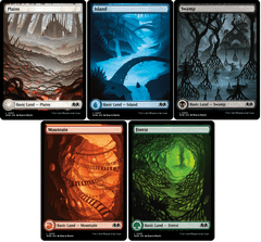 50 Wilds of Eldraine Full Art Basics (10 of Each Type)