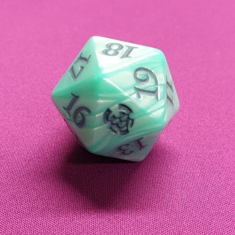 MTG Oversized Spin Down Life Counter D20 Dice Theros Beyond Death
