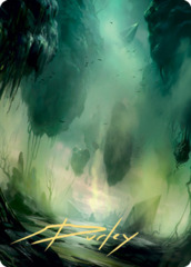 Swamp 1 Art Card - No Signature (13/81)