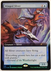 Winged Sliver - Foil - Extended Art