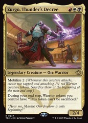 Zurgo, Thunder's Decree - Promo Pack