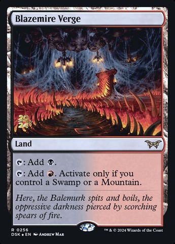 Blazemire Verge - Foil - Prerelease Promo