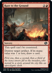 Raze to the Ground - Foil