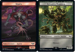 Spawn // Astartes Warrior (012) Double-sided Token - Surge Foil