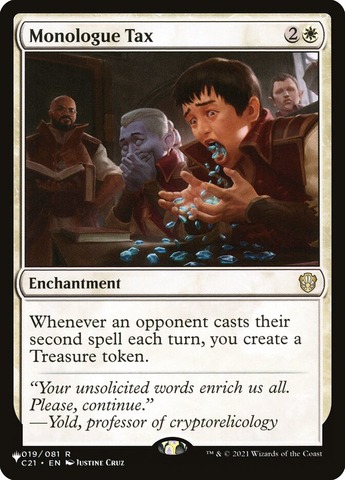 Monologue Tax - The List (C21)