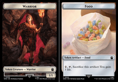 Warrior // Food (0025) Double-Sided Token