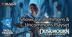 Duskmourn: House of Horrors -Complete Set of Commons/Uncommons (Showcase Variants) x 4