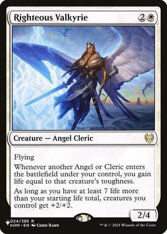 Righteous Valkyrie (KHM) - Foil